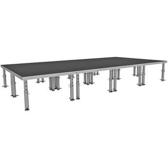 ProX StageOne 16 x 8' Portable Stage with 16 to 22" Telescoping Legs