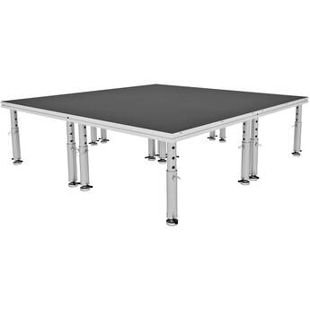 ProX StageOne 8 x 8' Portable Stage with 16 to 22" Telescoping Legs