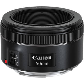 Canon EF 50mm f/1.8 STM Lens (Refurbished)