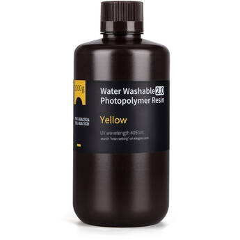 ELEGOO Water Washable Resin V2.0 (1kg Bottle, Yellow)