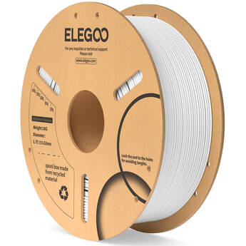 ELEGOO 1.75mm Basic PLA Filament (2.2 lb, White)