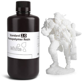 ELEGOO Standard Resin V2.0 (1kg Bottle, White)