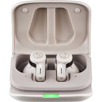 Audio-Technica ATH-TWX7 Noise-Canceling True Wireless Earbuds (White)