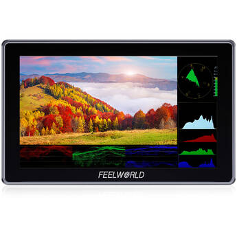 FeelWorld H5 5.5" 12G-SDI/HDMI 2.0 Touchscreen Onboard Monitor