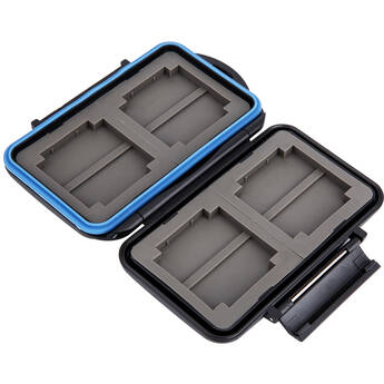 JJC MC-1 Memory Card Case for 4 CF & 8 MemoryStick Pro Duo