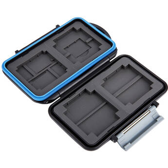 JJC MC-5 Memory Card Case for 4 CF, 3 SD, 3 XD Cards