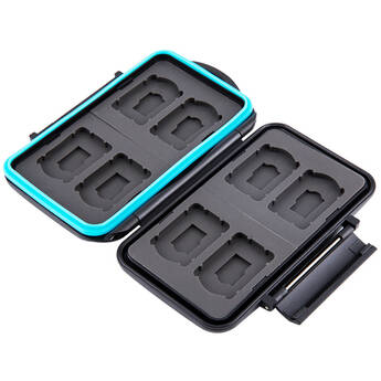 JJC Memory Card Case for 8 microSD & 8 Nintendo Switch Game Cards (Black)