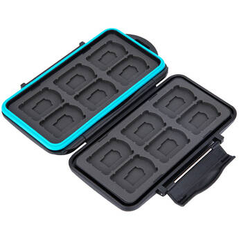 JJC Memory Card Case for 12 microSD & 12 Nintendo Switch Game Cards