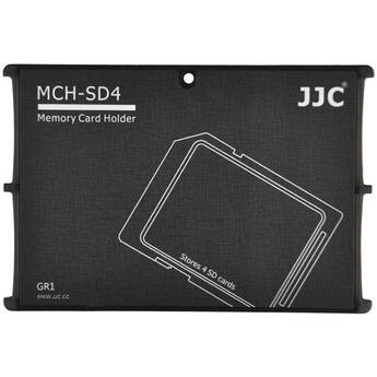JJC Memory Card Case for 4 SD Media Cards