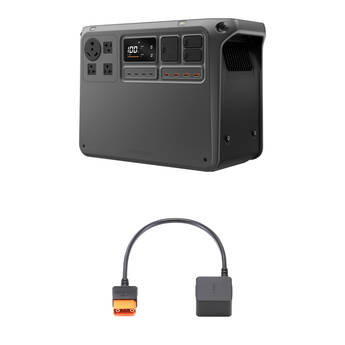 DJI Power 2000 Portable Power Station with Mavic 3 Fast-Charge Drone Cable Kit