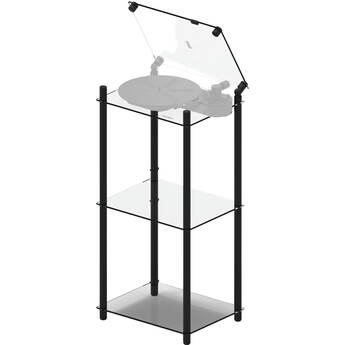 Transparent Turntable Stand (Black)
