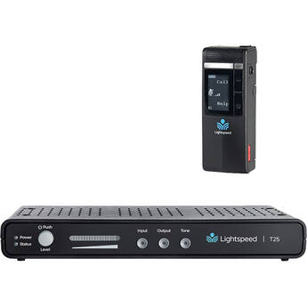 Lightspeed T25-C Amplifier Wireless Audio Hub with CMT Clearmike Microphone