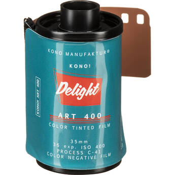 KONO Delight ART 400 Color Negative Film (35mm Roll Film, 36 Exposures, Expired 04/2025)