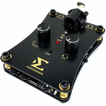 AUDIOSIGMA MikeHero Portable Audio Interface for Voiceovers