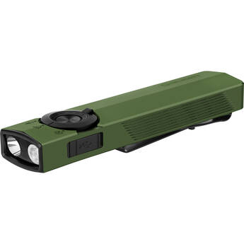 Olight ArkPro Rechargeable Flashlight (Cool White Beam, Olive Drab Green)