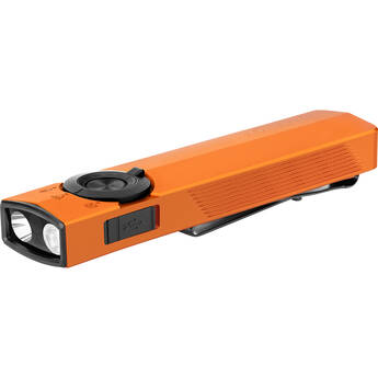 Olight ArkPro Rechargeable Flashlight (Cool White Beam, Orange)