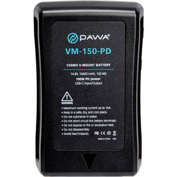 Pawa VM-150-PD V-Mount Battery with 100W PD Power (150Wh)