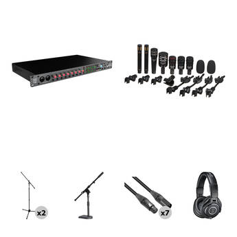 Solid State Logic SSL 18 USB-C Audio/MIDI Interface with Drum Recording Kit