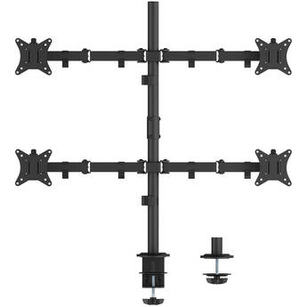 SIIG Articulating Quad Monitor Desk Mount for 13 to 32" Displays