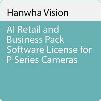 Hanwha Vision AI Retail and Business Pack Software License for P Series Cameras