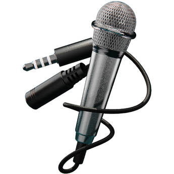 ChargeWorx Mini 3.5mm Aux Microphone (Silver)