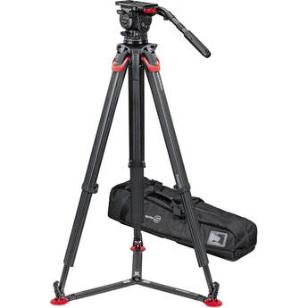 Sachtler FSB 18T Mk II System with flowtech 100 GS Tripod and Ground Spreader