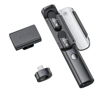 BOYA Magic 2-Person Wireless Microphone System for Cameras and Mobile Devices (2.4 GHz)