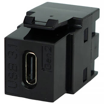Simply45 USB-C Keystone Coupler (Black)