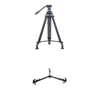 Sirui SH25 Aluminum Video Tripod System with DT-06 Dolly