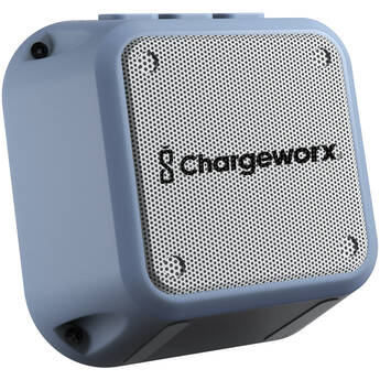 ChargeWorx Magnetic Bluetooth Speaker & Phone Stand (Light Blue)
