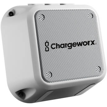 ChargeWorx Magnetic Bluetooth Speaker & Phone Stand (White)