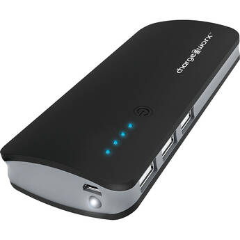ChargeWorx Premium Power Bank with Triple USB-A Ports (10,000 mAh)