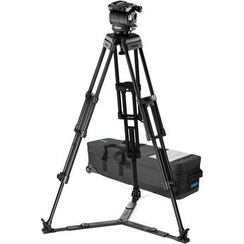 Vinten 3880-3 Aluminum EFP Tripod System with Versine 240 Fluid Head and Ground Spreader