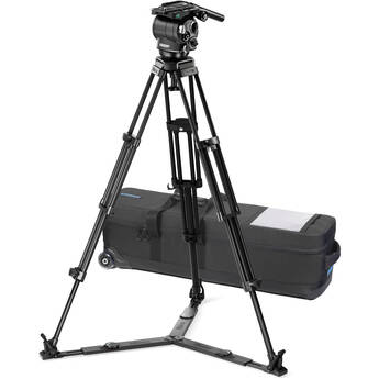 Vinten 3821-3 Aluminum ENG Tripod System with Versine 240 Fluid Head and Ground Spreader