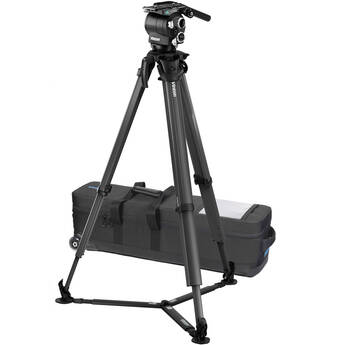 Vinten flowtech 100 Tripod System with Versine 240 Fluid Head and Ground Spreader