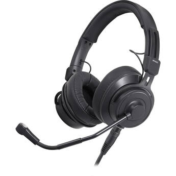 Audio-Technica BPHS2Ca On-Ear, Closed-Back Stereo Broadcast Headset with Boom Microphone (XLR 3-Pin and 1/4" TRS Termination)