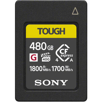 Sony 480GB CFexpress 4.0 Type A TOUGH Memory Card
