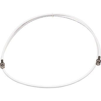 RF Venue RG8X Coaxial Cable with BNC Male Connectors (5', White)