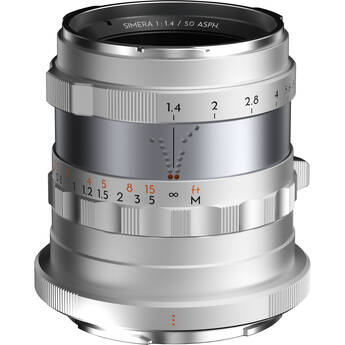 Thypoch Simera 50mm f/1.4 Lens (Nikon Z, Silver)