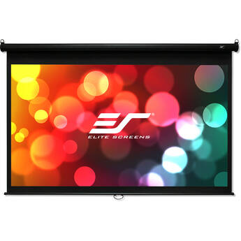 Elite Screens Manual B Series 16:9 Pull-Down Projector Screen (110")