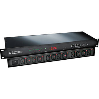 GUDE Systems 12-Fold Switched & Outlet-Metered Rack-Mountable PDU (Non-Locking)