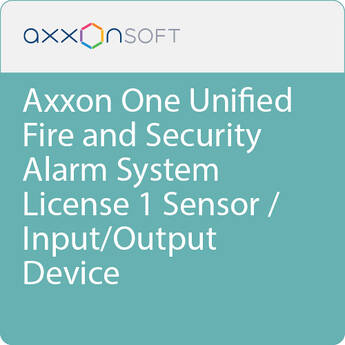 AxxonSoft Axxon One Unified Fire and Security Alarm System License 1 Sensor / Input/Output Device