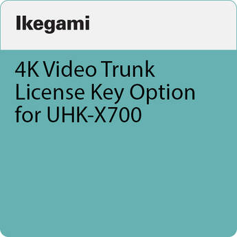 Ikegami 4K Video Trunk License Key Option for UHK-X700