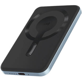 ChargeWorx Slim Metal MagSafe Power Bank (5000mAh, Coral Blue)