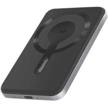ChargeWorx Slim Metal MagSafe Power Bank (5000mAh, Silver)