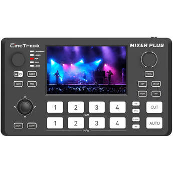 CineTreak Mixer Plus 4-Channel HDMI Streaming Video Switcher with 4.5" Display