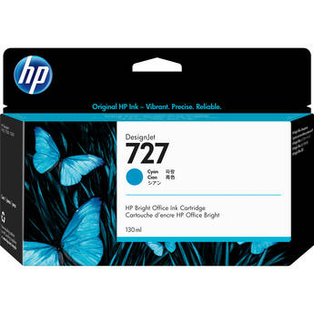 HP 727 Cyan Designjet Ink Cartridge (130 ml)