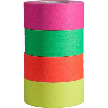 Visual Departures Gaffer Tape (1" x 8 Yards, Fluorescent Colors)
