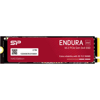 Silicon Power 2TB Endura E60 NVMe PCIe 3.0 M.2 Internal NAS SSD