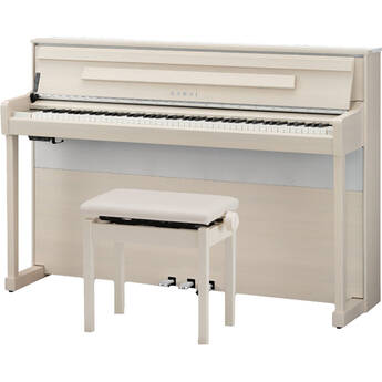 Kawai CA901 Console Digital Piano with Matching Bench (White Maple)